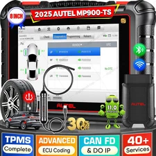 Autel Scanner MaxiPRO MP900TS 2025 8IN MP900-TS DoIP CAN-FD, MP900TS Pro Coding