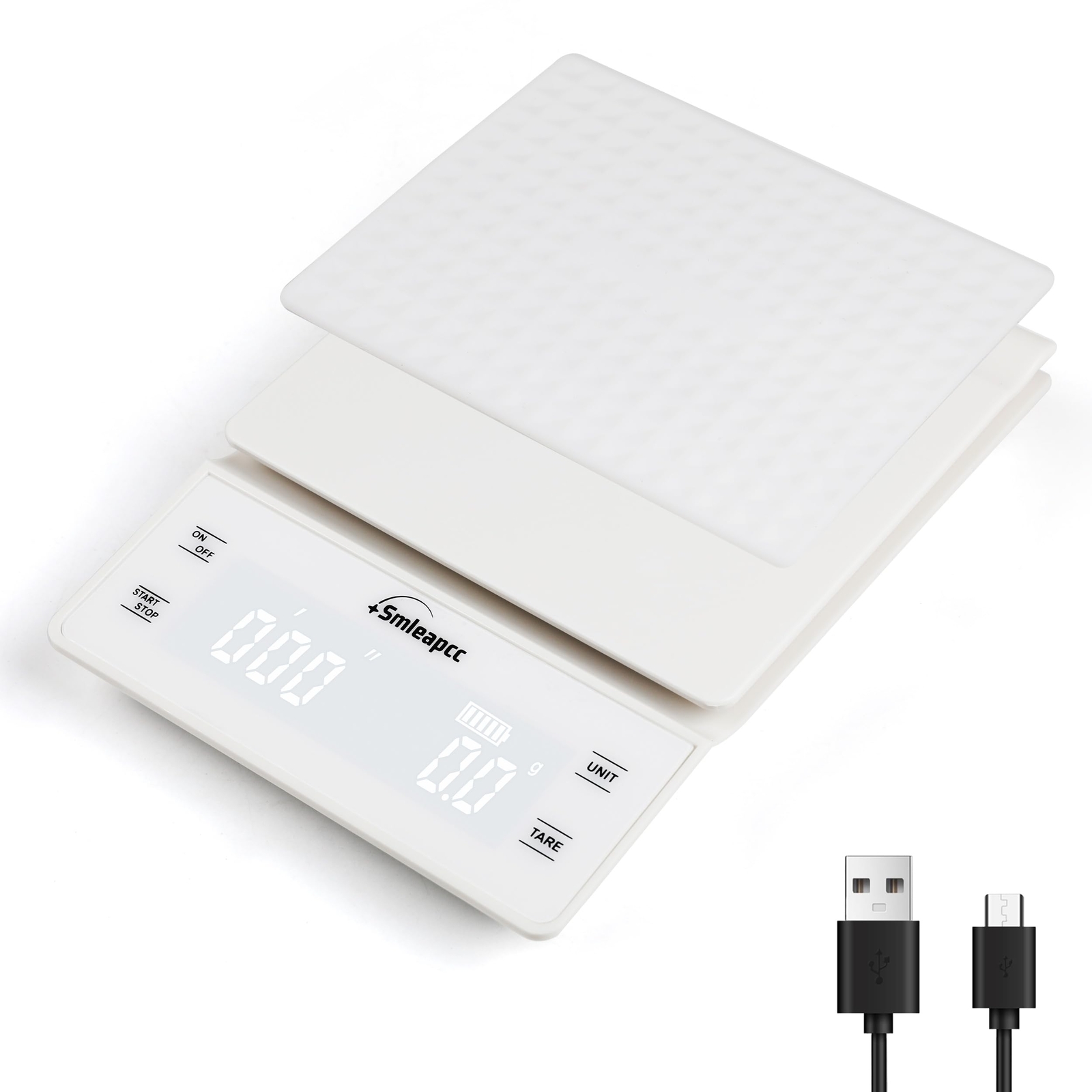 Food Scales for Kitchen,0.1g/3kg High Precision Small Multifunctional Digital...