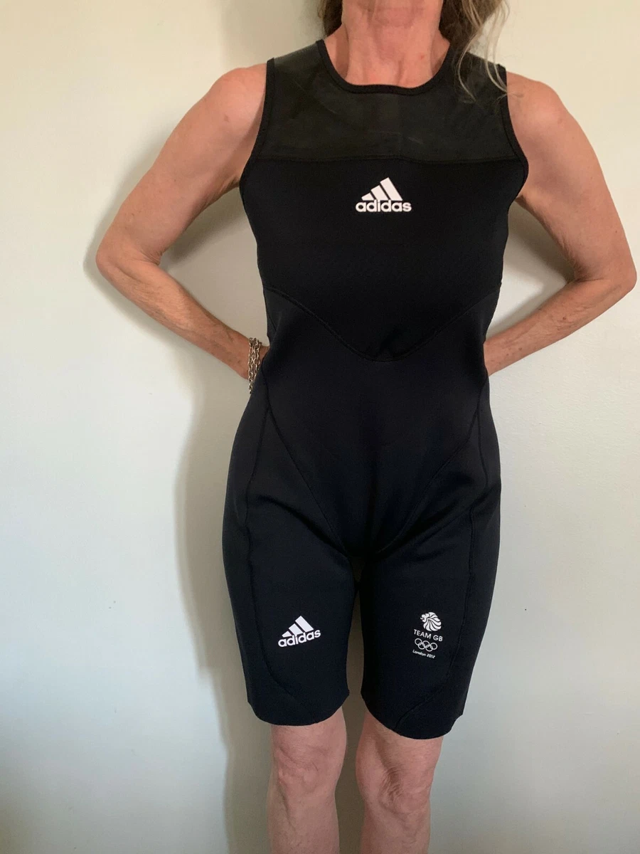 RARE adidas neoprene rubber suit TEAM GB official swimsuit vintage 14 | eBay