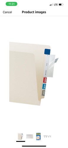Tabbies® 58385 - PROTECTOR, TOP TAB FOLDER, 3 1/2 X 2, CLEAR -100 Pk - Picture 4 of 5