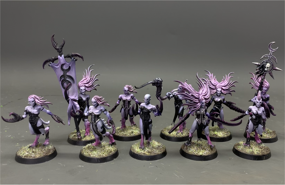 Warhammer Age of Sigmar Daemonettes Of Slaanesh Forge World Presale Painted AOS