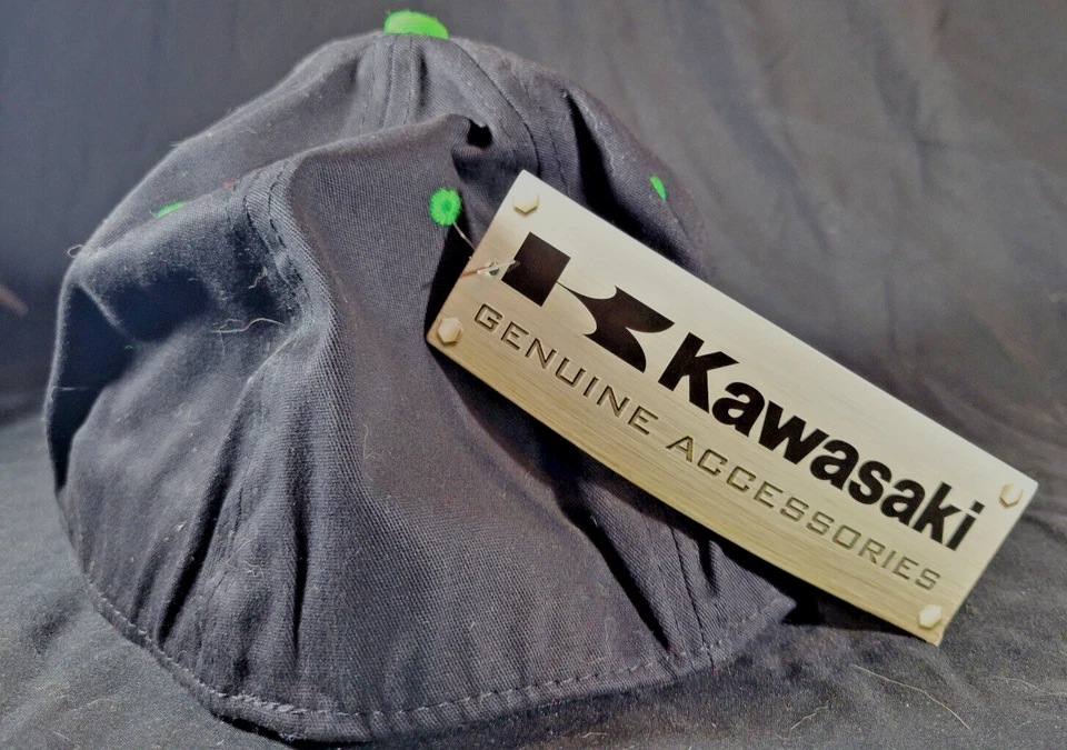 Gorra plana verde Kawasaki Team Foto 2 de 3