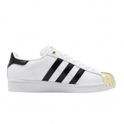 ADIDAS SUPERSTAR GOLD METAL TOE SNEAKERS SPORTS WOMEN SHOES WHITE SIZE 5.5  NEW | eBay