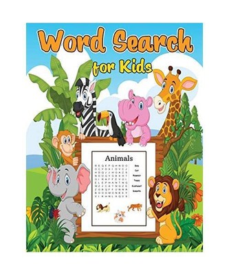 Word Search for Kids: Word Search Puzzles for Kids Ages 4-6 and 6-8, Words Activ