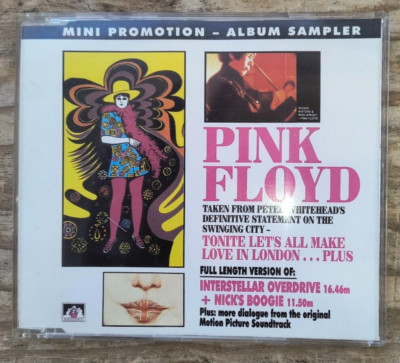 PINK FLOYD ''LETS ALL MAKE LOVE IN LONDON'' PROMO CD INTERSTELLAR OVERDRIVE
