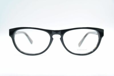 Vintage Starvision S2007 Black Oval Glasses Frame Eyeglasses NOS