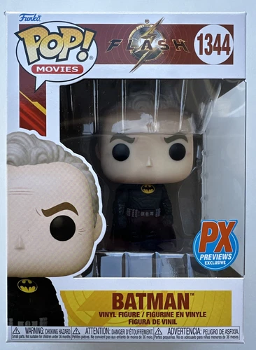 Funko Pop DC Comics The Flash Movie Batman Unmasked 1344 PX with Protector