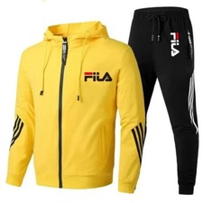 2-pcs Mens Winter Full Tracksuit Hoodie Jogger Sweatshirt Jacket Pants Set new