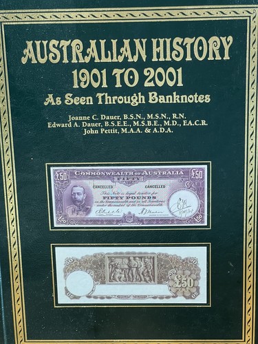 Australian History 1901 to 2001 As Seen Through Banknotes Faux Leather +Slipcase - Bild 12 von 17