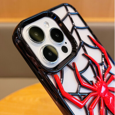 Hollow out heat dissipation Soft Spider Cases For iphone 16/16 Plus/16 Pro Max