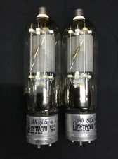 GREAT PAIR CETRON 805 VT 143 Amplifier Vintage VACUUM TUBES Tested ! V.8972