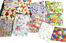 15 pcs Asst CURRENT Heavy-Duty Everyday Flat-Fold Gift Wrap asst.sizes, unused