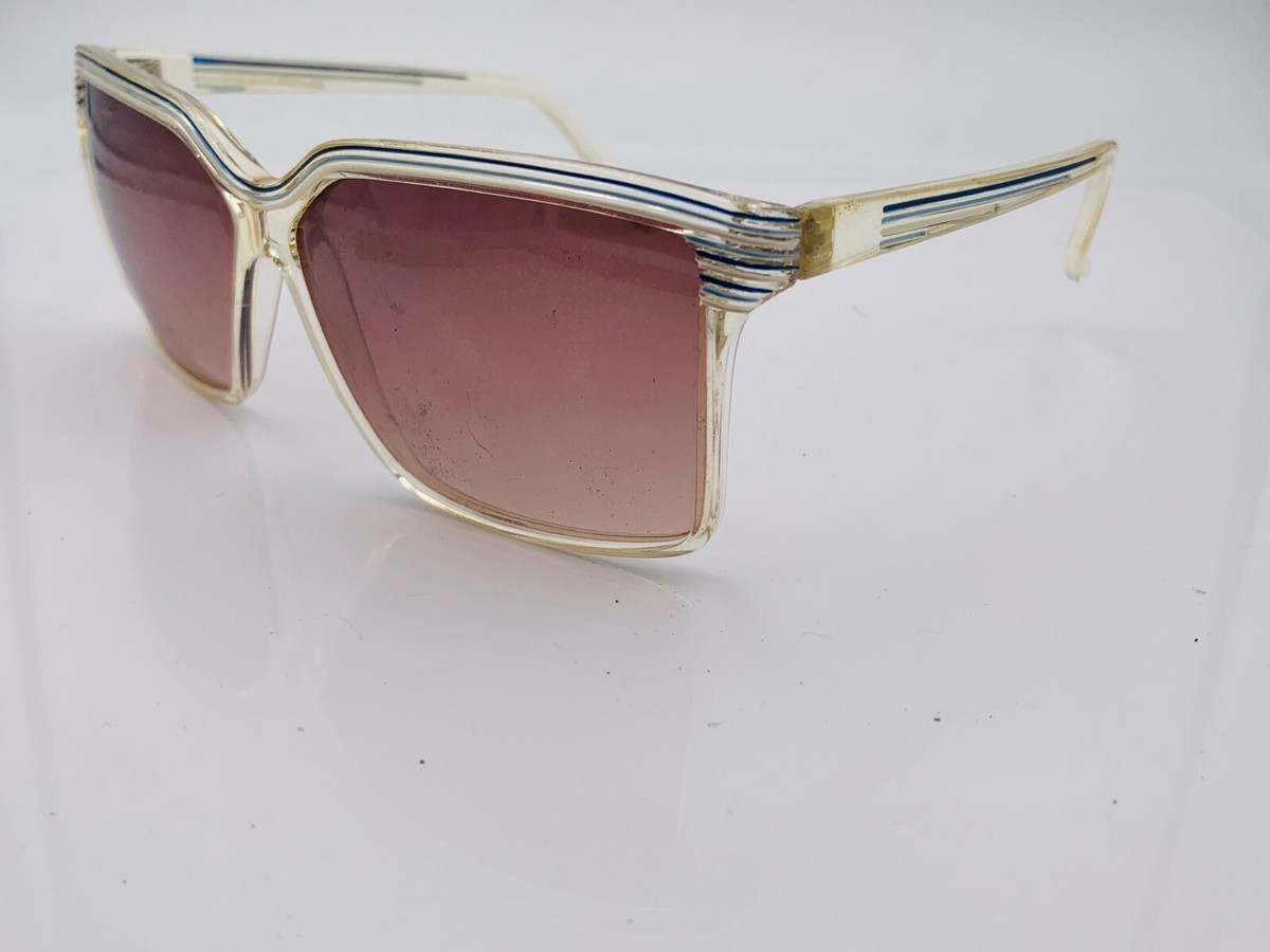 Vintage 80s Jaclyn Smith? France Sunglasses Ombre Oversized FRAMES ONLY s-l1200.jpg main image 4