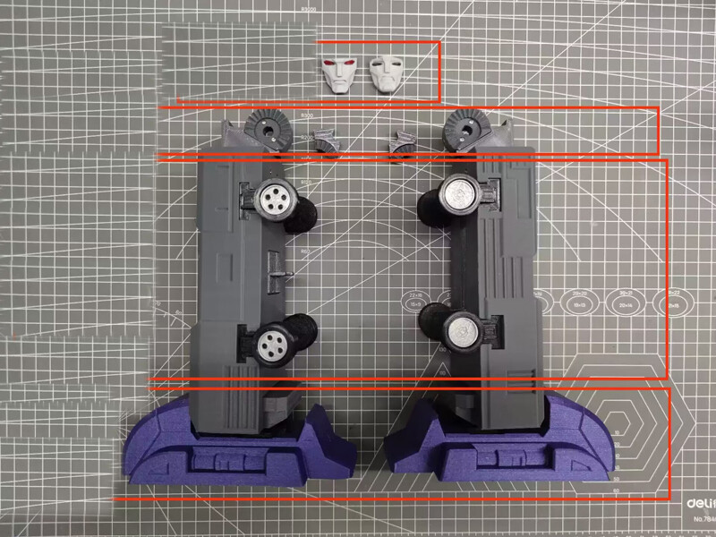 Apply To X-Transbots Menasor Oversized 50Cm Leg Increase Upgrading