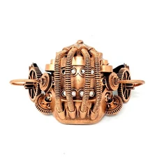 Steampunk Style Half Bottom Face Mask Halloween Costume Cosplay Party
