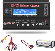 HTRC LiPo Battery charger RC Car Balance Charger, 1S-6S Digital Discharger