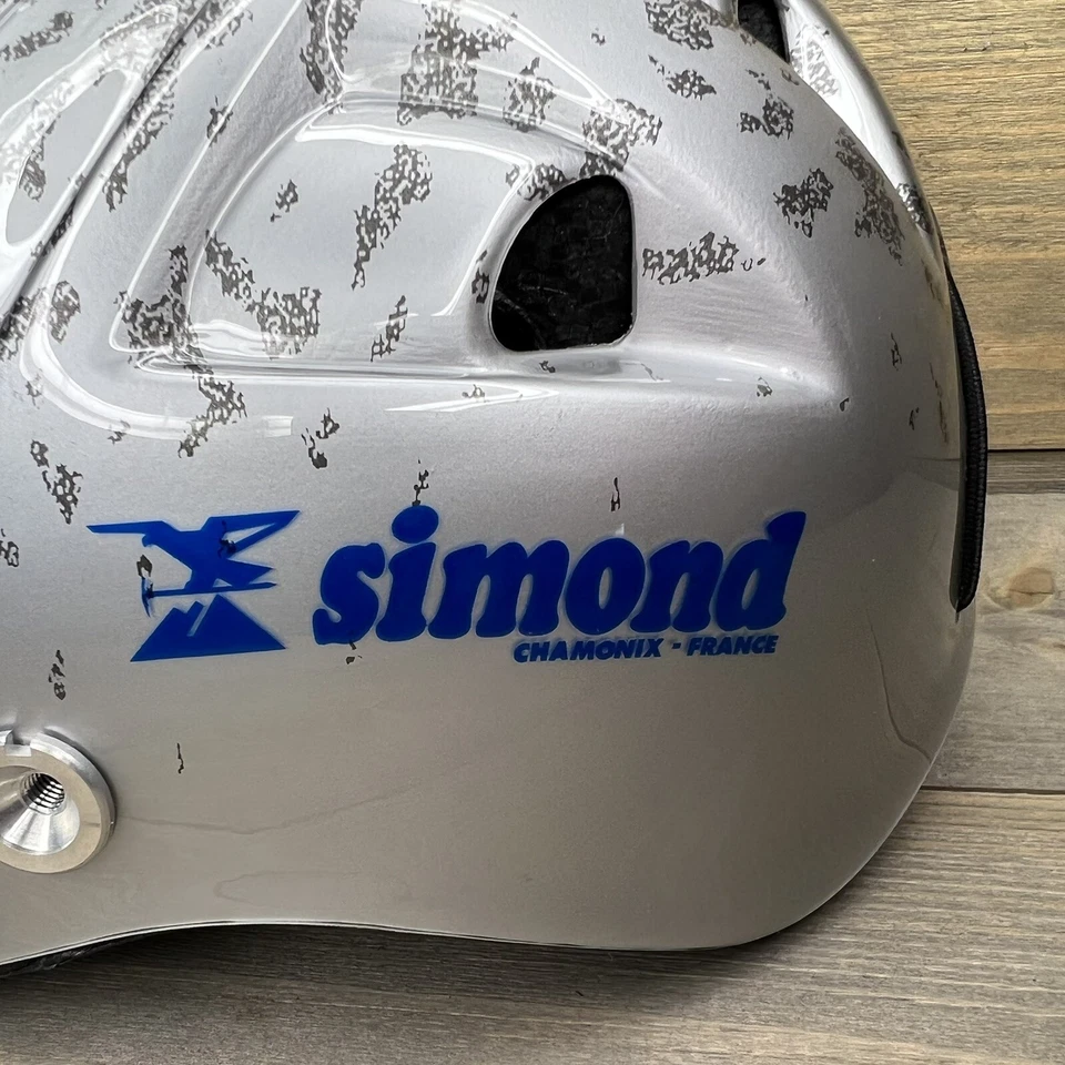 Casco de montañismo Simond Chamonix Francia parachoques casco escalada en hielo 53-60 cm Foto 4 de 4