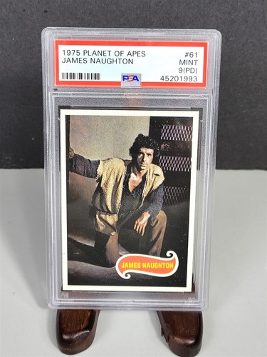 Graded 1975 Topps Planet Of The Apes #61 James Naughton (PSA 9PD) ~ C35