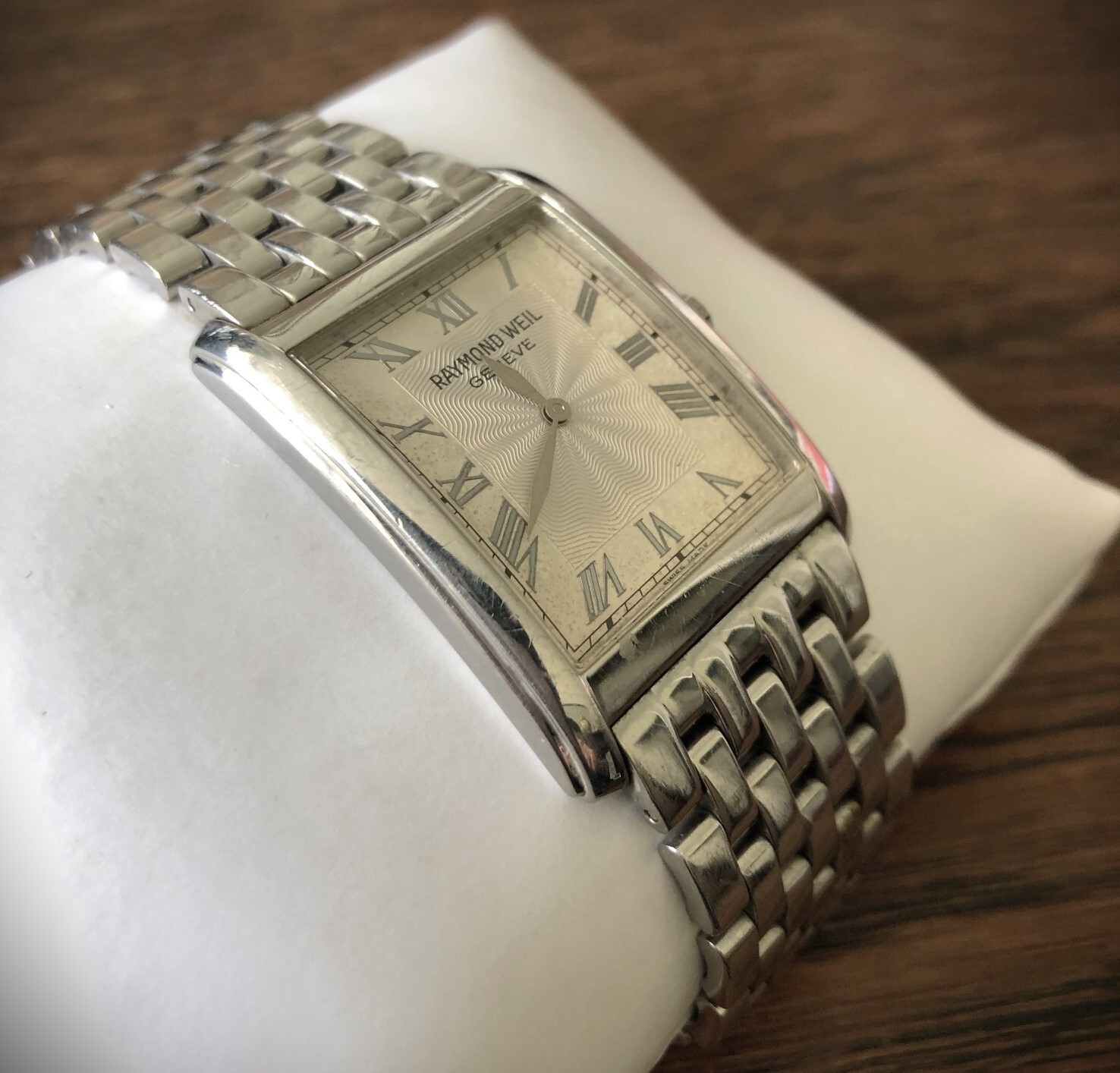 RAYMOND WEIL DON GIOVANNI STAINLESS STEEL MENS LUXURY WATCH SEVICED NEW