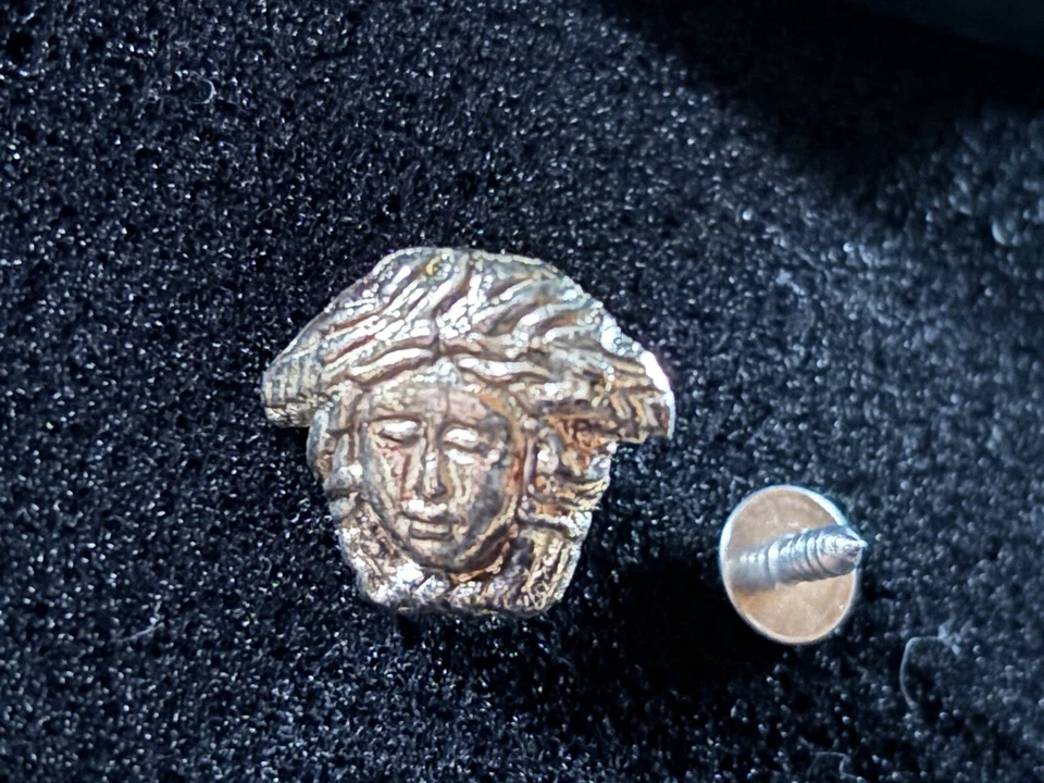 original versace knopf silberfarben jeans - Bild 2 von 4