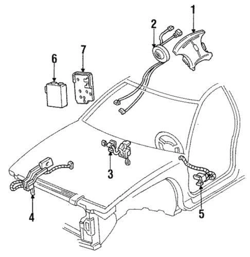 Sensor de compartimento para GM Buick Chevrolet Oldsmobile 1994 (N/P 16161409)