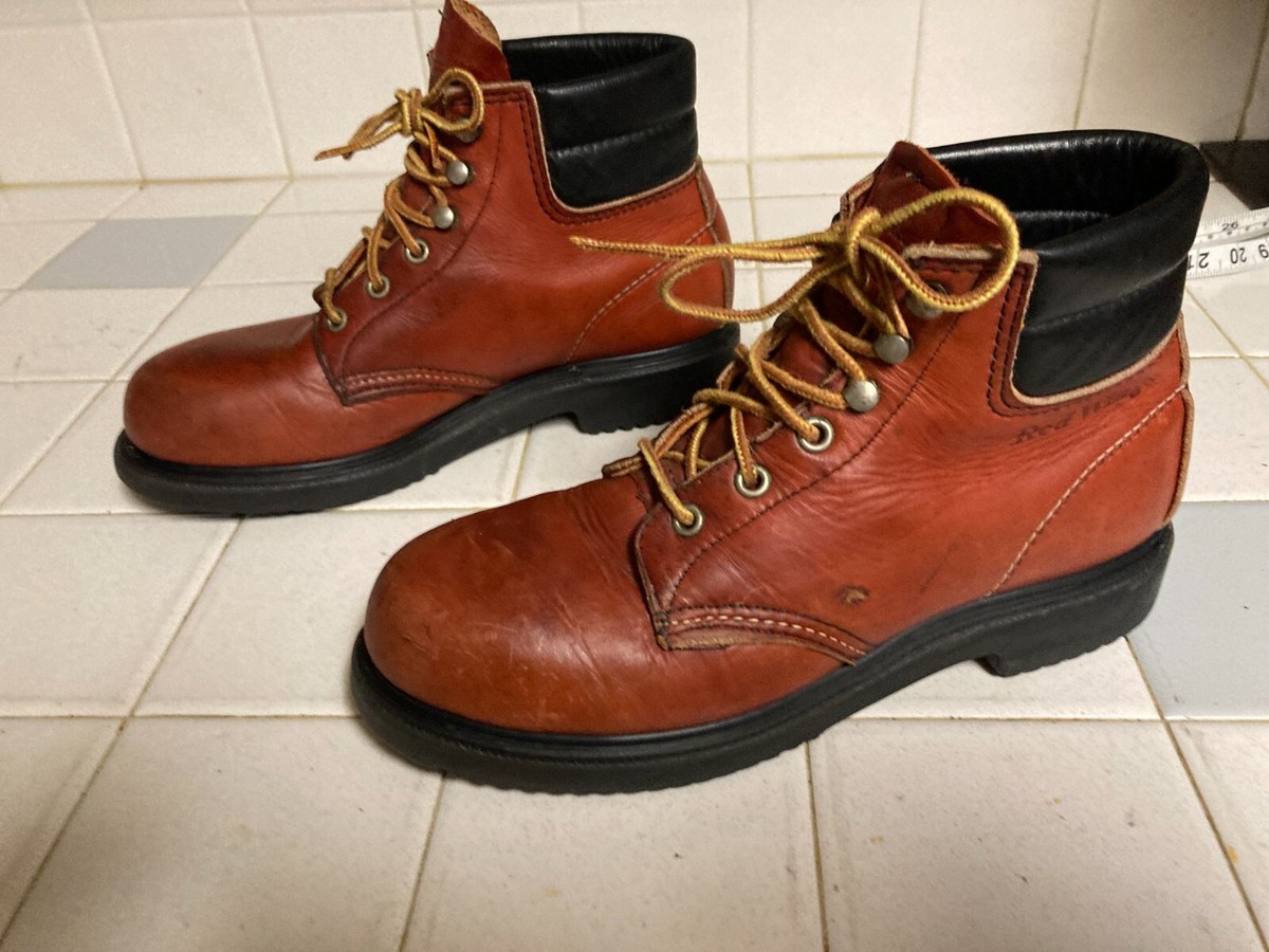 Vintage RED WING Oxblood Leather Work Boots SIZE 7 B | eBay display picture 1
