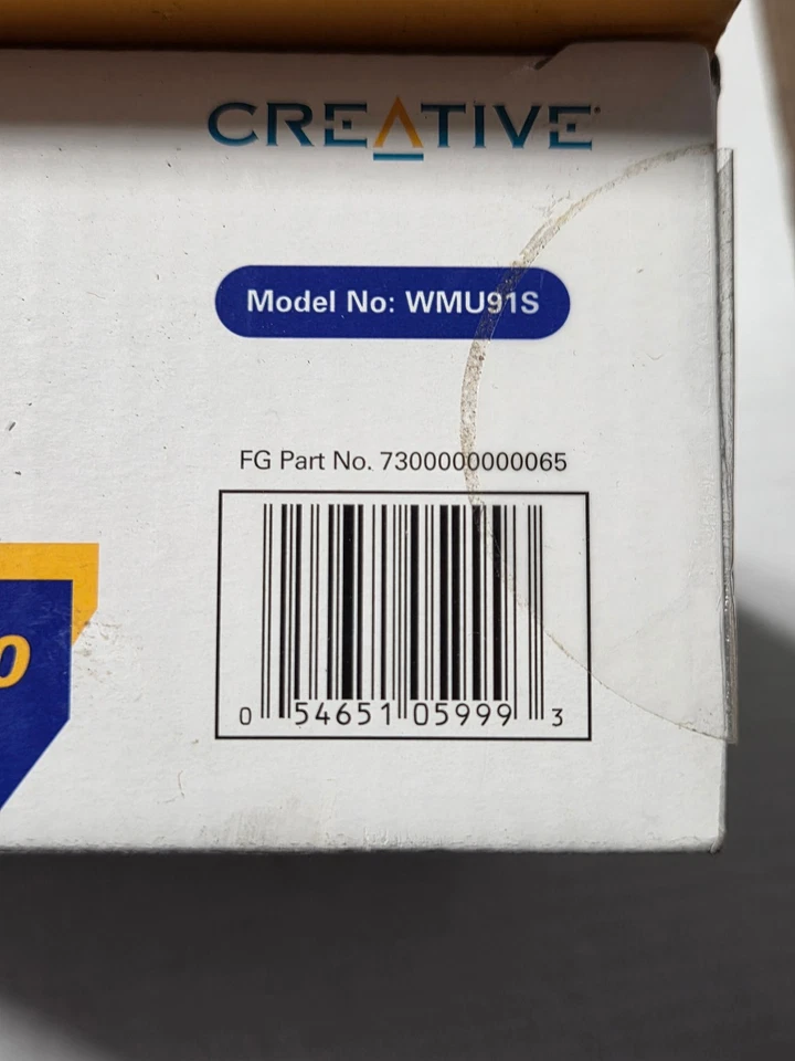 Creative Wireless Freedom Optical Mouse 3000 WMU91S 800dpi USB & PS/2 Connection - Image 3 of 3
