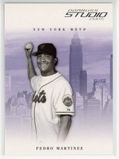 2005 Donruss Studio #185 Pedro Martinez New York Mets
