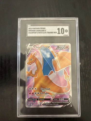 2020 Champions Path ETB CharizardV Promo Scg 10