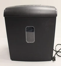 Locksworth 8-Sheet Micro Cut Paper Shredder - AZ1687 - Black - Used