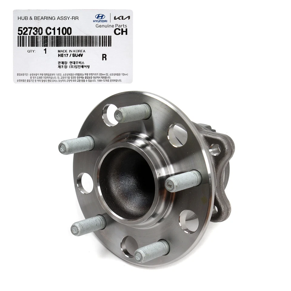 GENUINE REAR Wheel Hub&Bearing 52730C1100 for 15-22 Sonata Tucson Veloster N Kia Foto 4 de 4