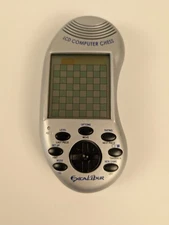 Electronic LCD Computer Chess Game Handheld by Excalibur Vintage 375  ⬅️🔥
