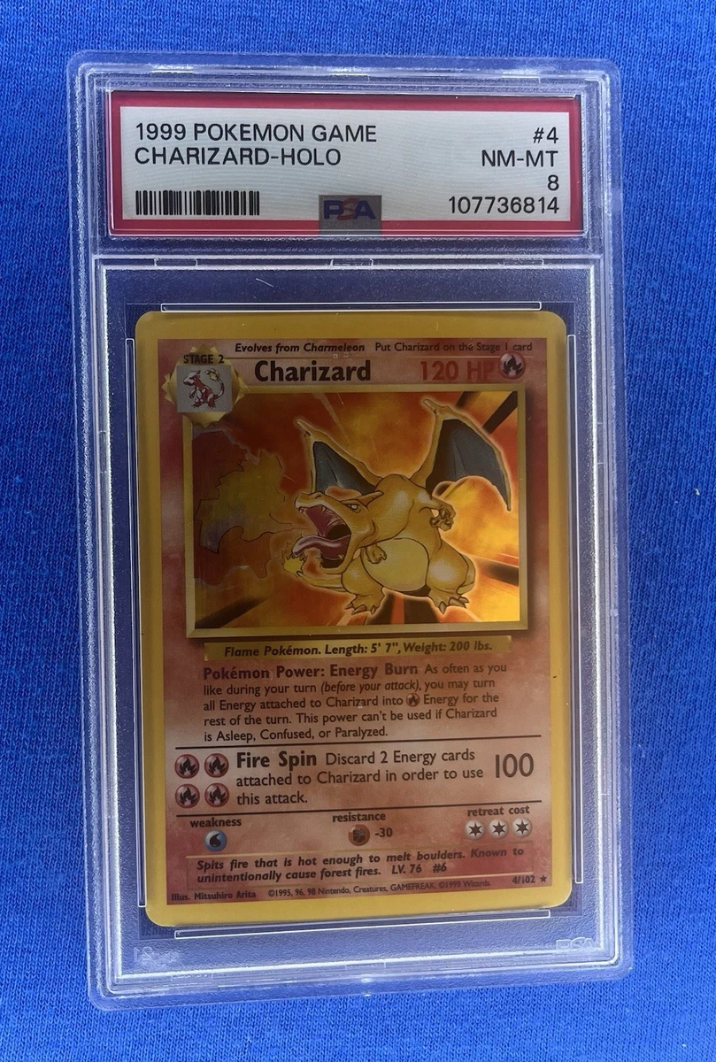 Pokmon TCG Base Set Charizard Grade 8 Individual Collectible Card Game  Cards for sale - eBay