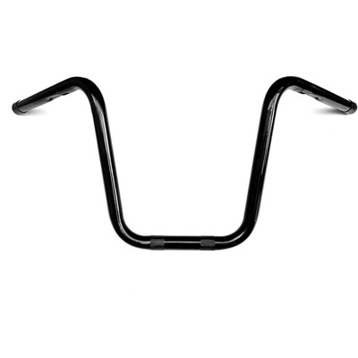Black 10/12'' Rise Ape Hanger 1'' Handlebar Fit Harley Street Bob Sportster