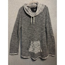 Calvin Klein Performance Cowl Neck Pullover XL Marled Athleisure Sweatshirt