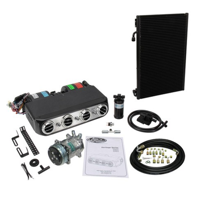 #ad Vintage Air Underdash Heat amp; A C Kit Brushed Insert Vert. Cond. $1047.99