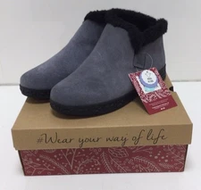 MUK LUKS Ankle Boots West End Grey Womens Shoes, Size 7