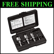 Carbide Hole Saw Kit with Pilot Bit, 4-Piece