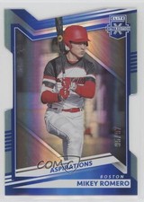 2022 Panini Elite Extra Edition Aspirations Die-Cut 95/97 Mikey Romero #24 0u66