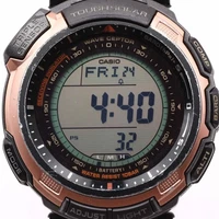 Rare CASIO PRO TREK PRW-1300ABJ-4JR Solar Triple Sensor Radio Watch Japan