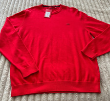 MEN'S HUGO BOSS SAN CASSIUS C1 SWEATER-RED PULLOVER-XXL-NWT 