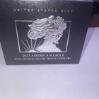 2025 W Silver American Eagle One Ounce  Proof Coin W/OGP