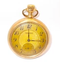 Antique Waltham Blue Steel Hands Pocket Watch for Parts / Repair
