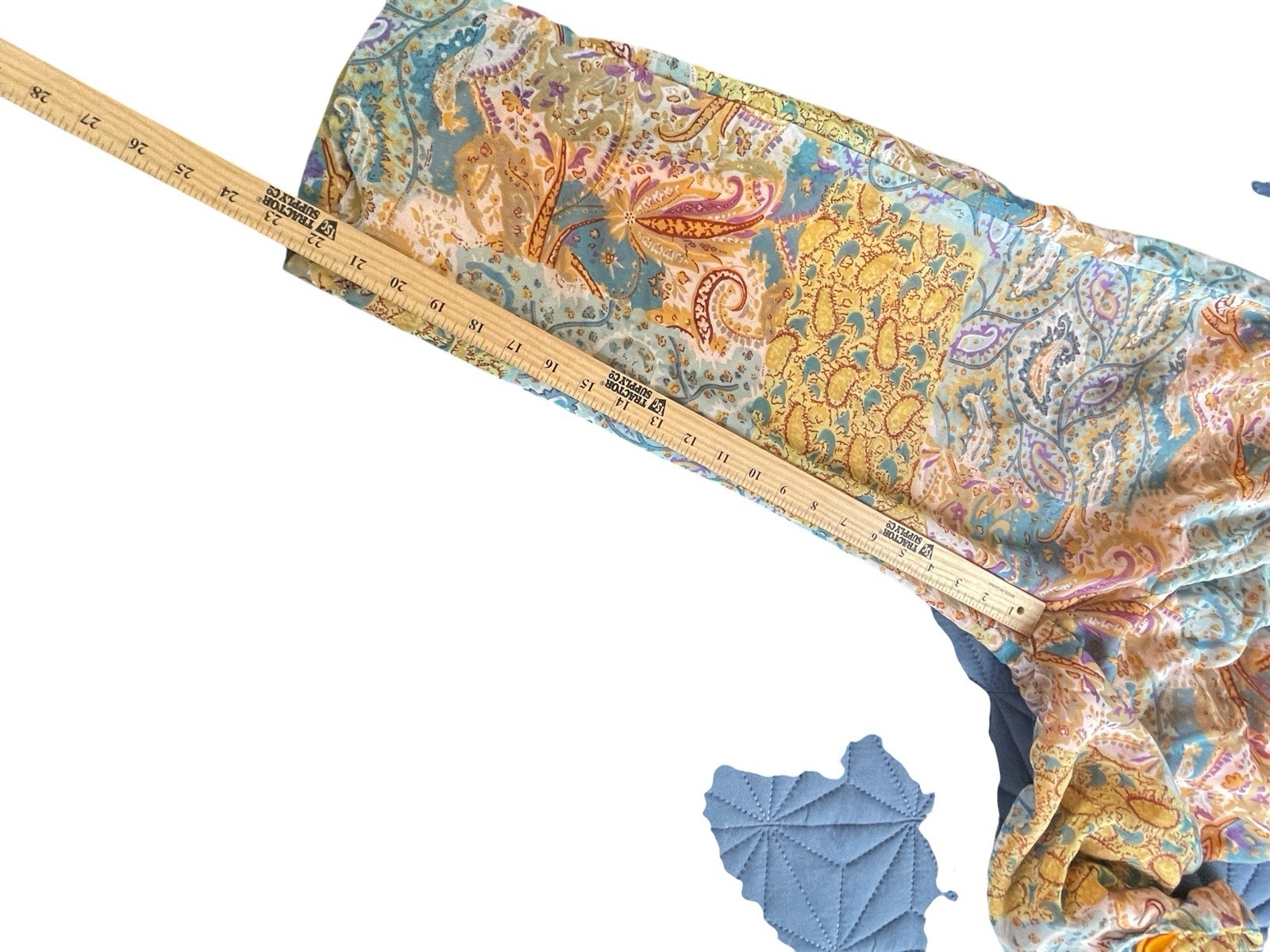 Sacred Threads Mixed Media Patchwork Pull-On Wide… - image 9