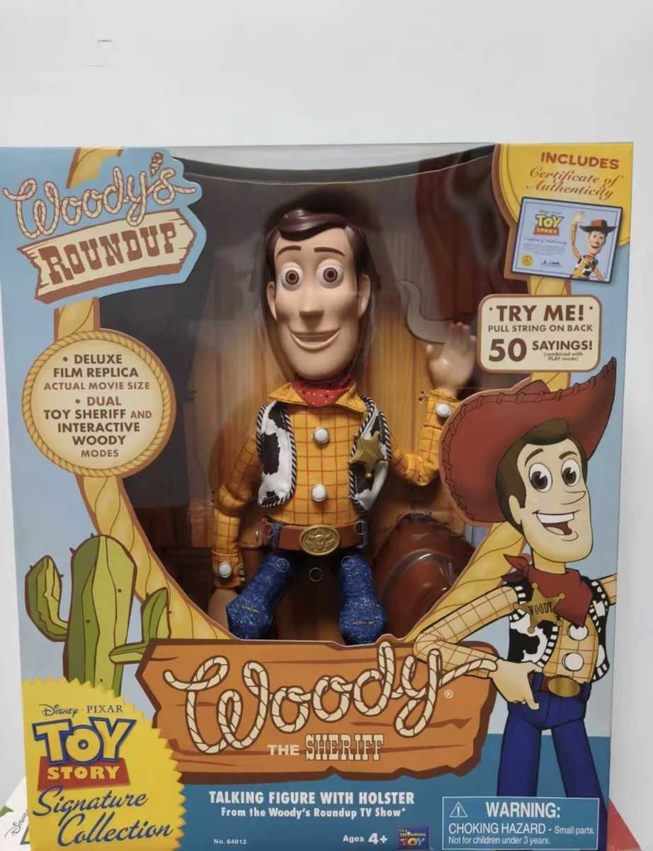 当時物 TOY STORY woody THINKWAY社 未使用 ToyStory Signature Collection Thinkway Talking Woody Doll Sealed