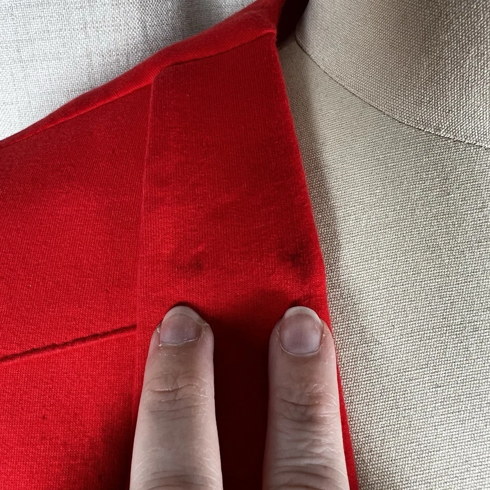 Chaqueta Blazer Barney's New York Para Mujer Talla Mediana Roja Botón Único EE. UU. Foto 4 de 4