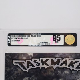 TASKMAKER / TASK MAKER - VGA GRADED 95 MINT GOLD! NEW & Sealed! 3 1/2" MAC GAME