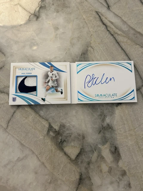 2024-25 Immaculate Phil Foden 1/1 Booklet On Card Auto 🔥🔥🔥🔥