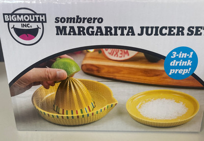 SOMBRERO MARGARITA JUCIER SET: By Bigmouth Inc. ; BNIB., Free Shipping