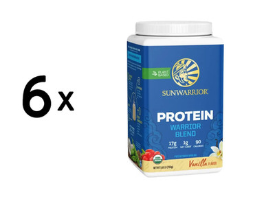 6 x Sunwarrior Warrior Blend Organic (750g) Vanilla (53,33 EUR/kg)